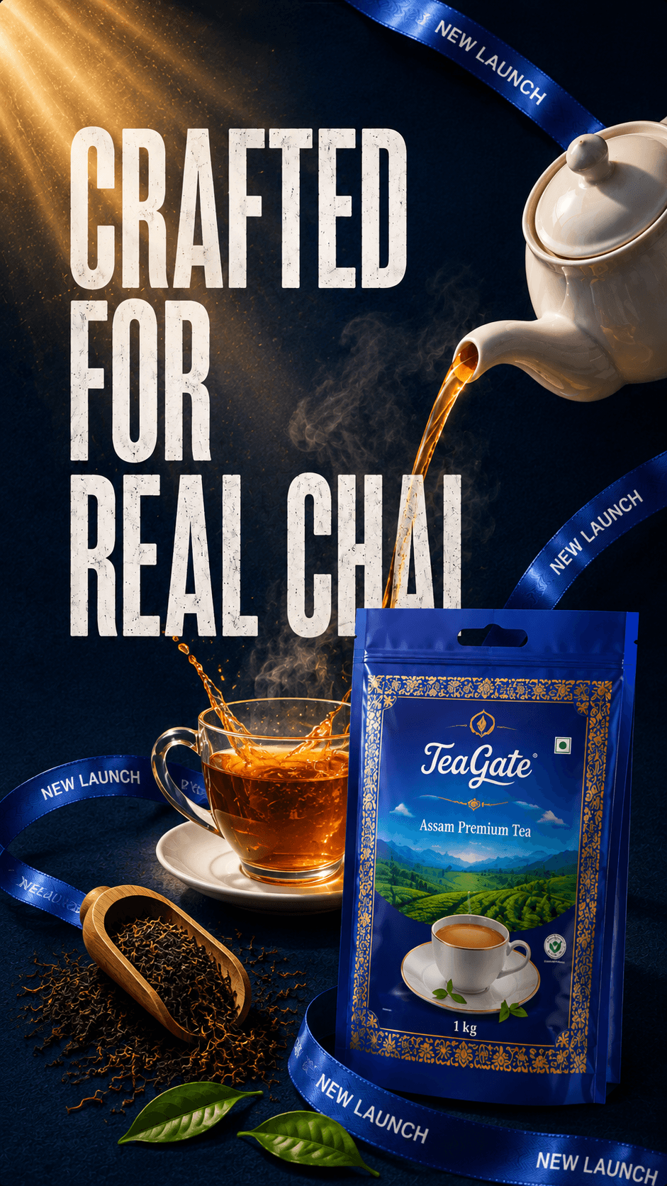 Kitaya Assam chai and TeaGate premium tea packs