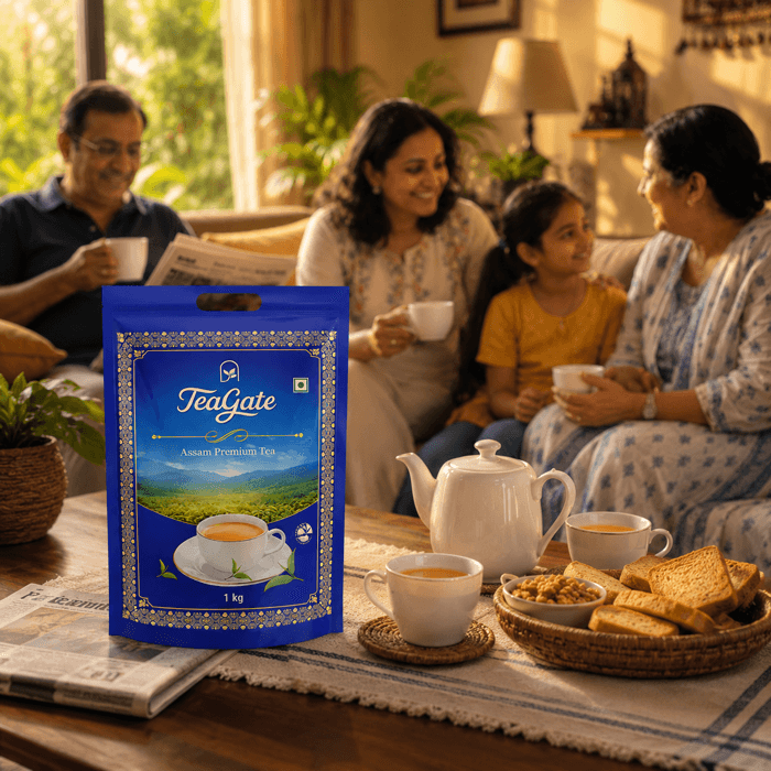 TeaGate Assam Premium Tea, 1 Kg pack, alternate angle
